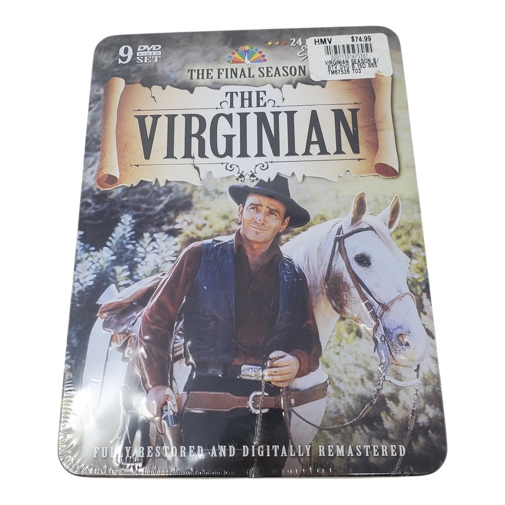 The Virginian: The final Season (DVD) Brand New Sealed Box Set Tin Case